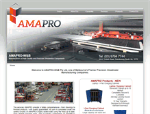 Tablet Screenshot of amapro.com.au