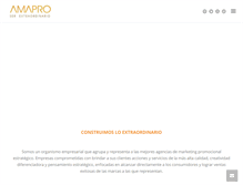 Tablet Screenshot of amapro.com.mx